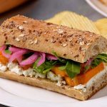 Roasted Sweet Potato & Goat Cheese Sandwich Recipe