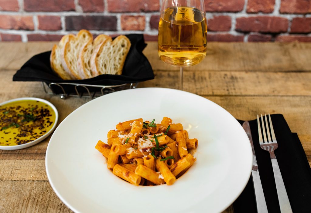 bread, pasta, and wine pairings from Tribeca Oven